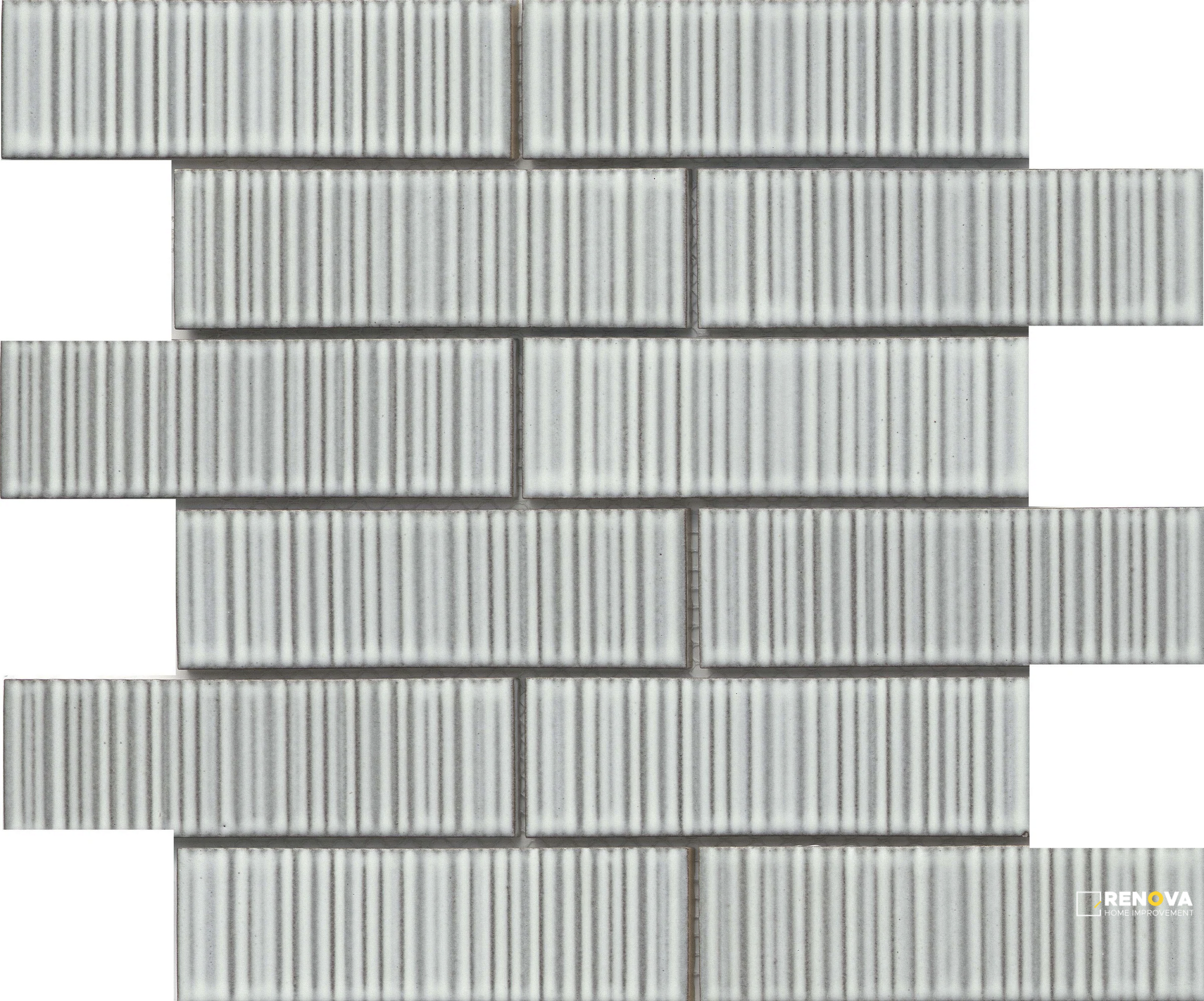 ORNAMI GLOSS OFFSET MOSAIC 2X6 ON 11X12 - 10