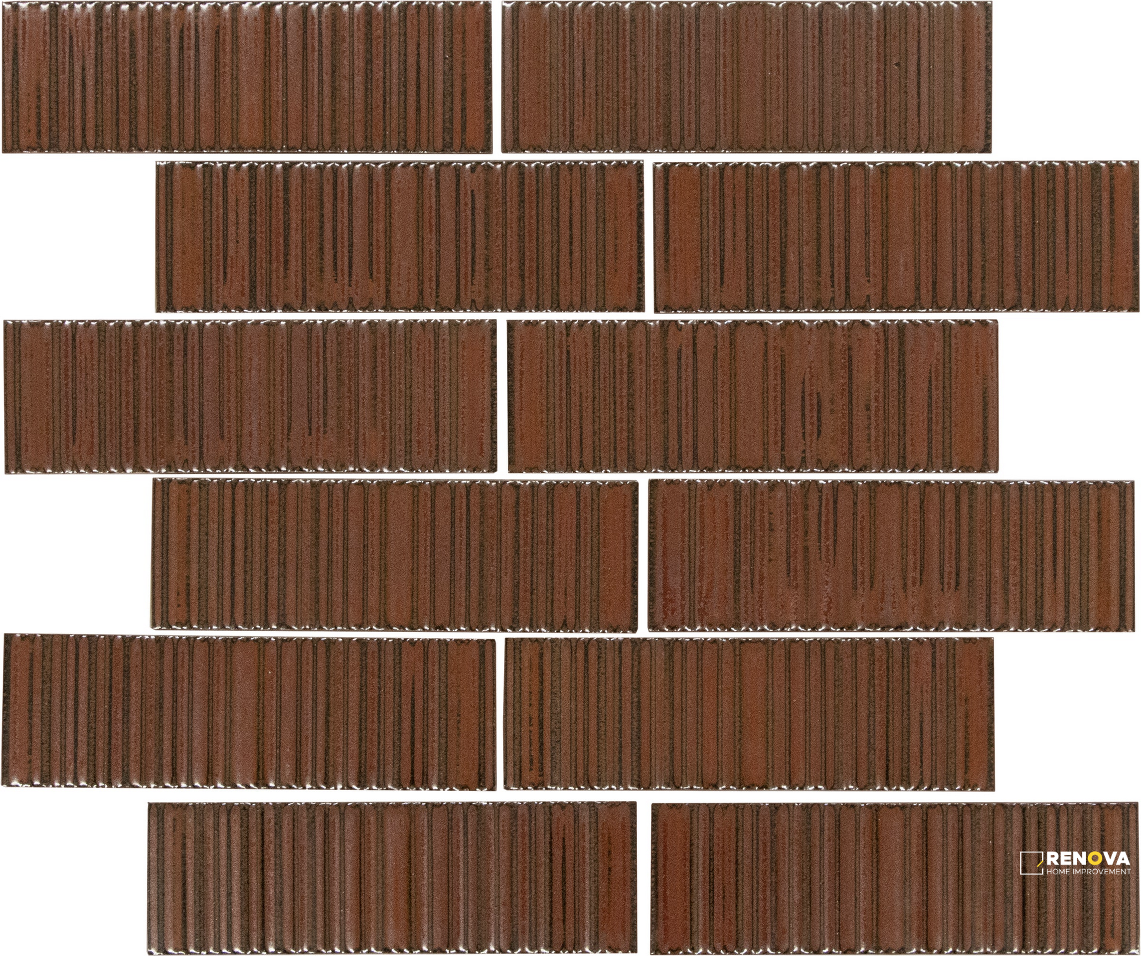 ORNAMI GLOSS OFFSET MOSAIC 2X6 ON 11X12 - 12