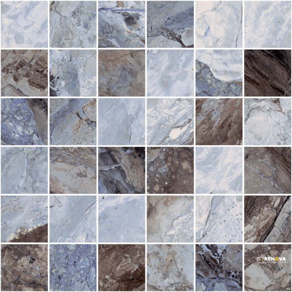 MYSTIC OCEAN MATTE MOSAIC 12" X 12" - 2