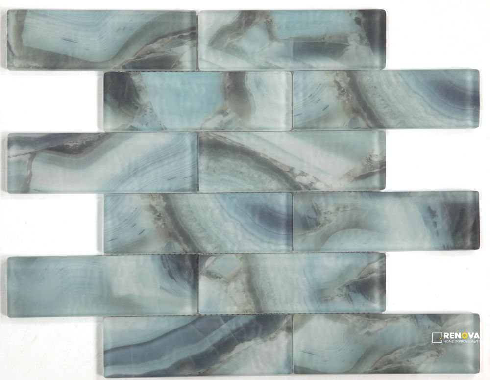ART ONYX OCEAN MOSAIC 11.75" X 11.75" - 5
