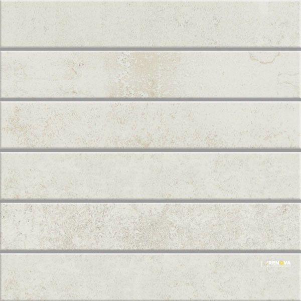 CROSSVILLE ALTERED STATE WHITE HOT 2X12 MOUNTED MOSAIC UNPOLISHED - 2