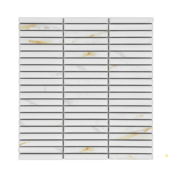 HULU CALACATTA BAND MATTE MOSAIC 11.25" X 12" - 4