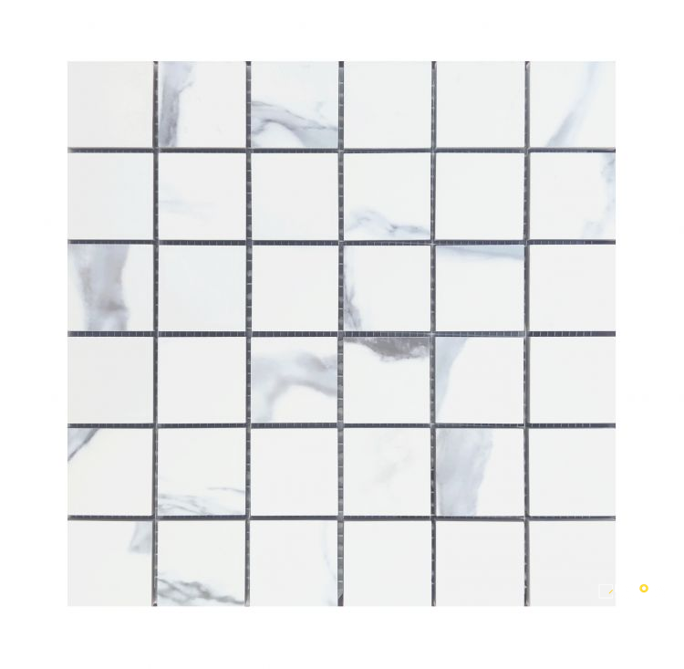 CALACATTA BLUE MATTE MOSAIC 2" X 2" - 2