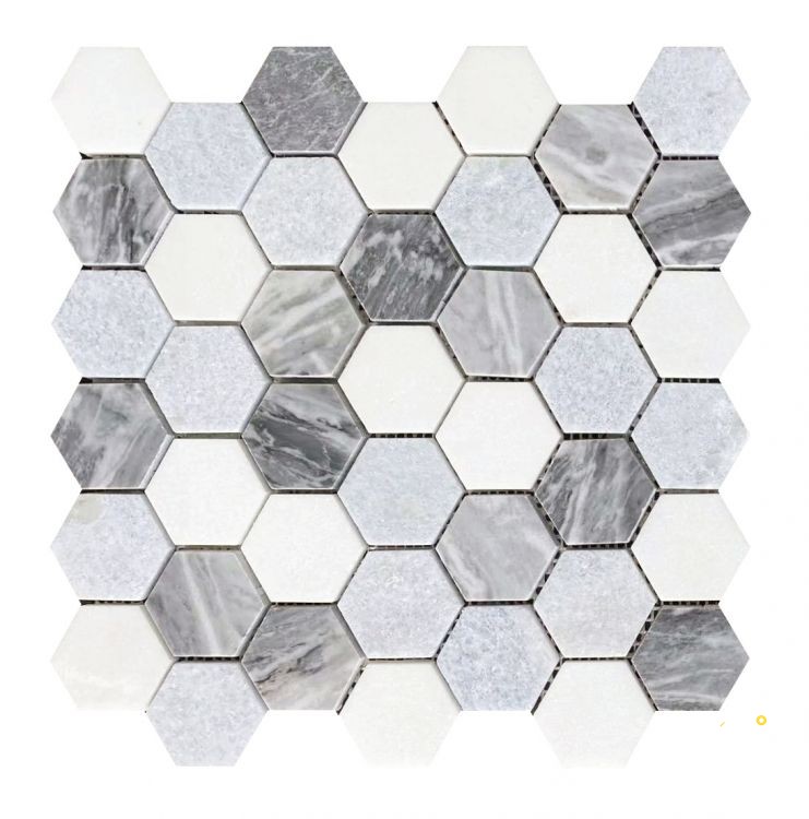HEXAGON DEEP OCEAN MOSAIC 2" X 2" - 2