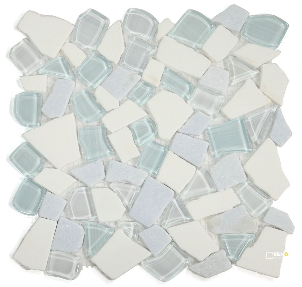 PEBBLE SKY MOSAIC 12" X 12" - 5