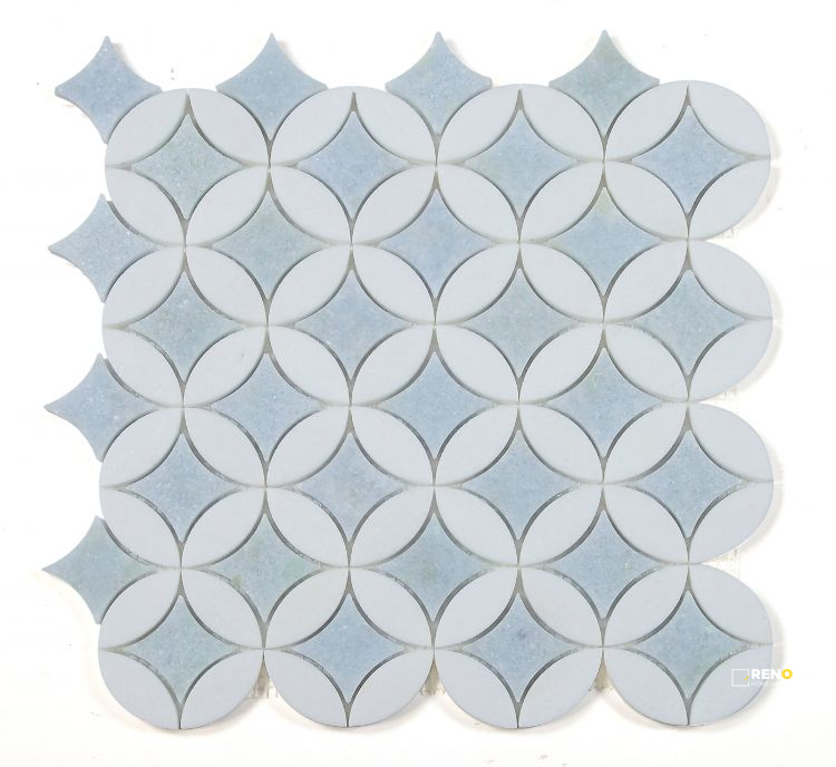 EMBRACE CRYSTAL OCEAN MOSAIC 11.75" X 11.75" - 5