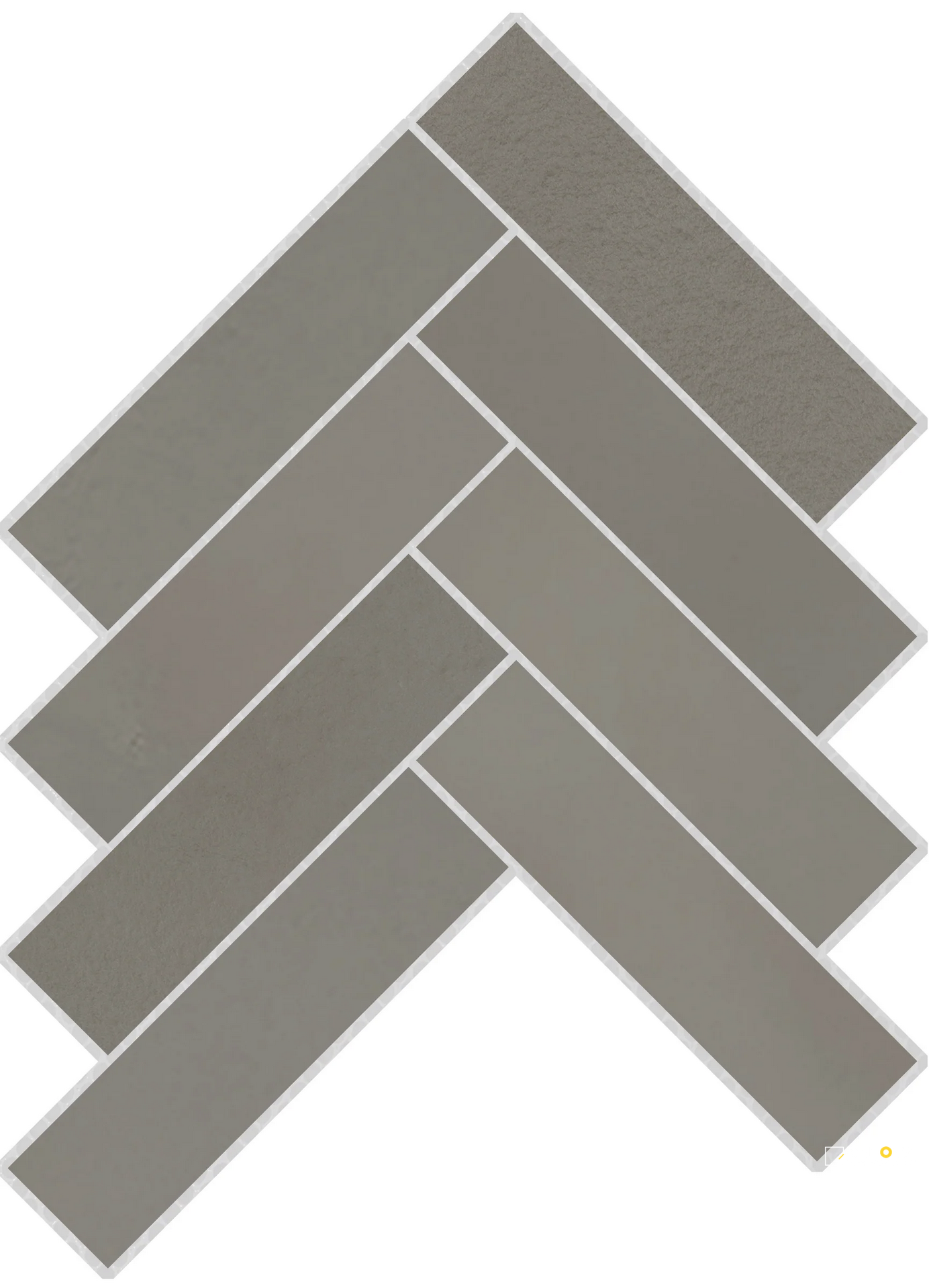IRONWORX HERRINGBONE MOSAIC 3X12 ON 17X17 - 3