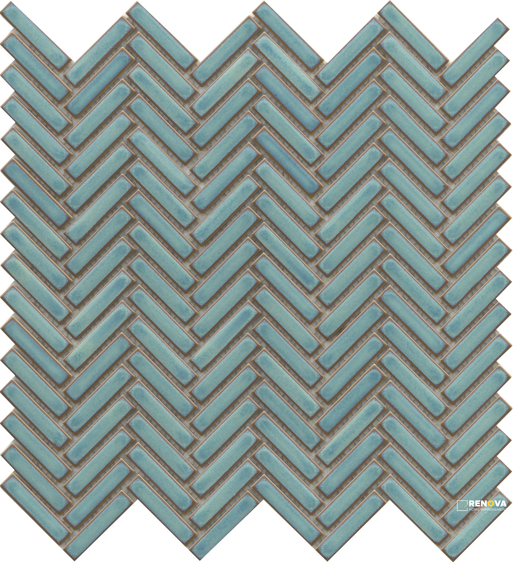 REGALA GLOSSY MINI HERRINGBONE MOSAIC 11X11 - 8