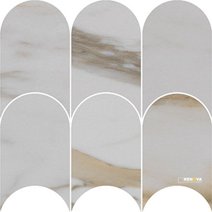 ALUSTRA HDP POLISHED ARCH MOSAIC 4" X 6" - M4X6ARCH - 3