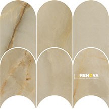 ALUSTRA HDP POLISHED ARCH MOSAIC 4" X 6" - M4X6ARCH - 4