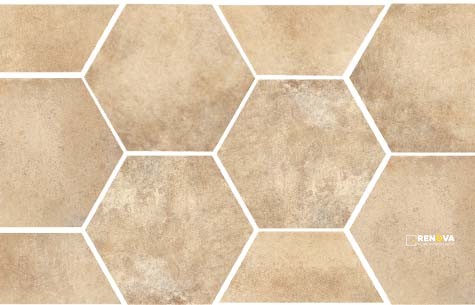 TERRE ETRUSCHE HEXAGON 8-1/2" - 3
