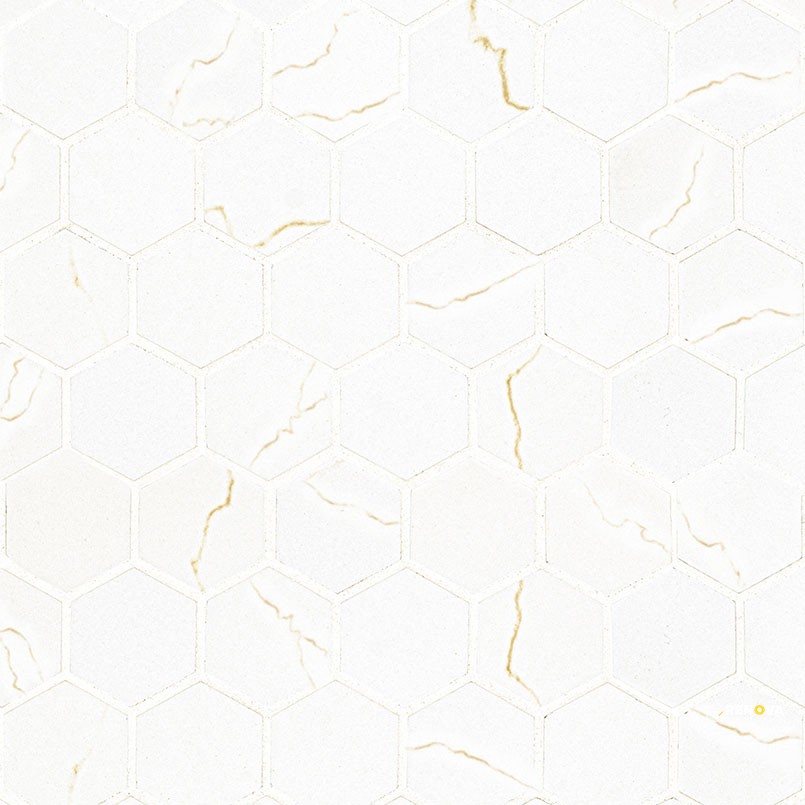 MIRAGGIO GOLD 2X2 HEXAGON - 2