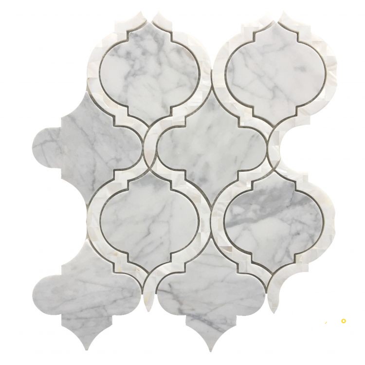 ALICE PEARL STATUARIO MOSAIC 9.75" X 11.75" - 2
