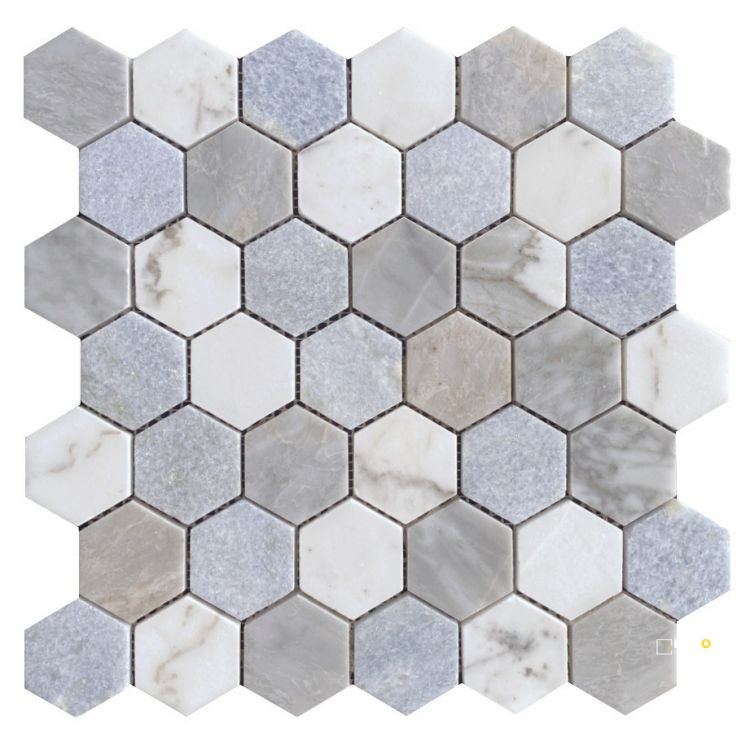 HEXAGON LIVID MOSAIC 2" X 2" - 2