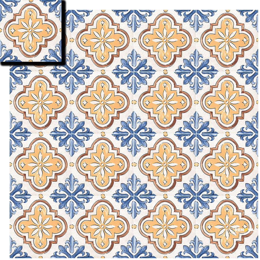 TERRE ETRUSCHE DECORO 8" X 8" - 4