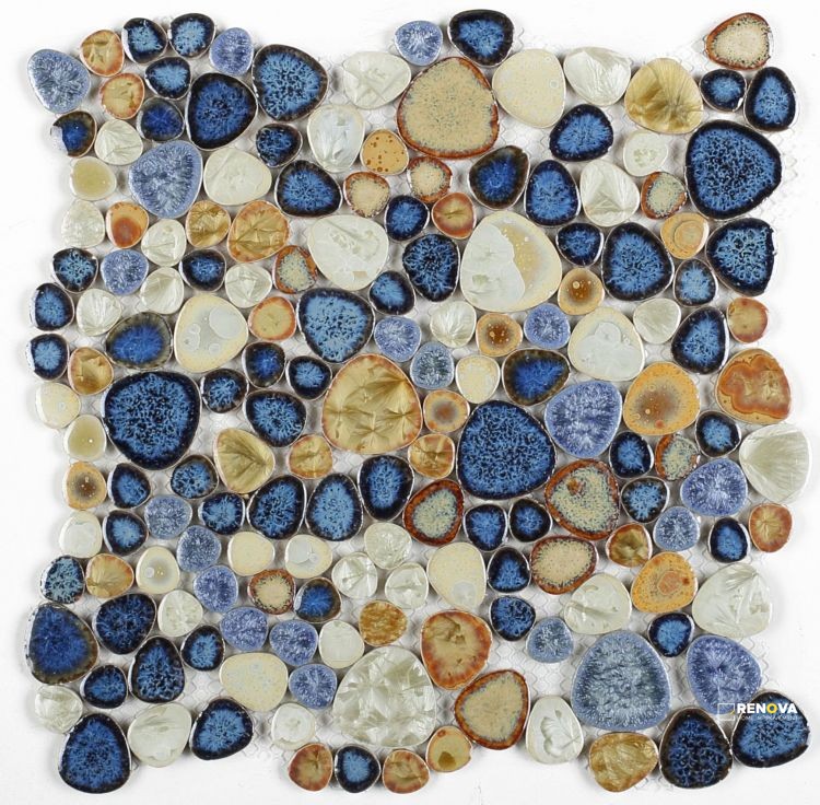 GROWING BLUE MOSAIC 11.5" X 11.5" - 3