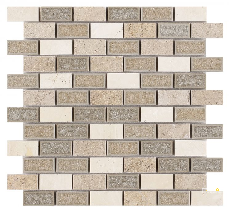 SWISS BRICK MOSAIC 11.75" X 11.75" - 5