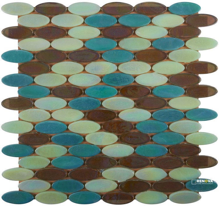 LAGUNA CREEK MOSAIC 12" X 12" - 4