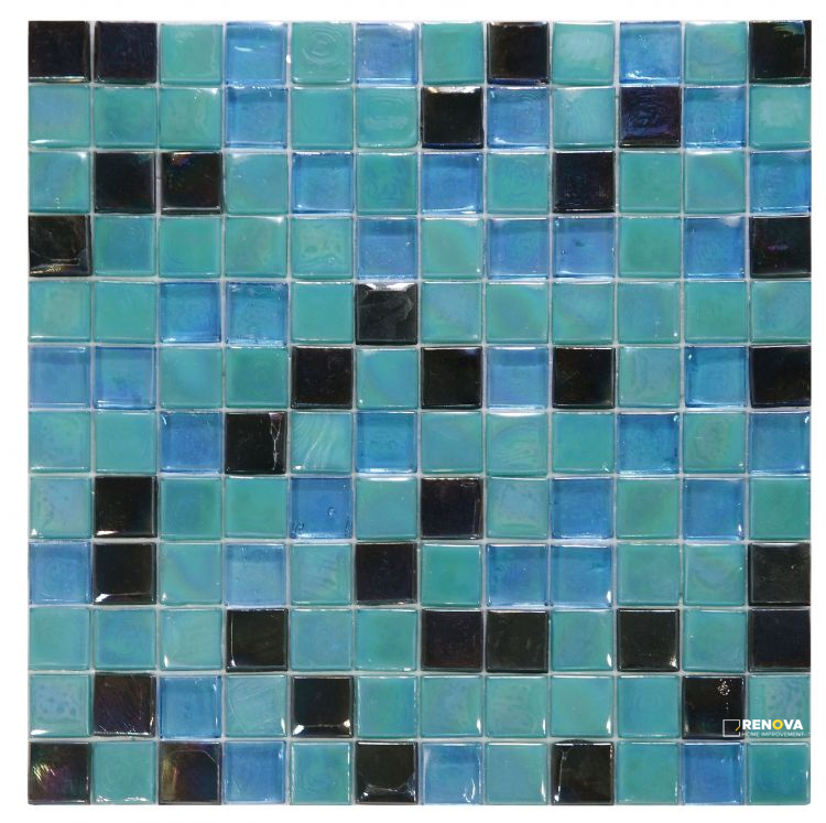LAGUNA MERMAID SQUARE MOSAIC 11.75" X 11.75" - 5