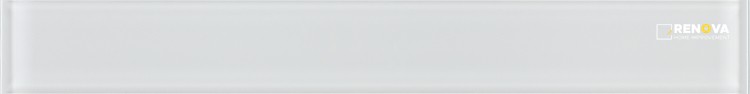 MIA WHITE GLOSSY GLASS TILE 2" X 16"