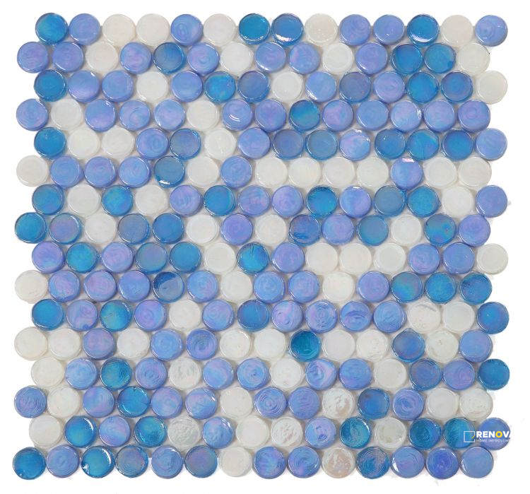 LAGUNA BEACH PENNY MOSAIC 11.25" X 11.25" - 4