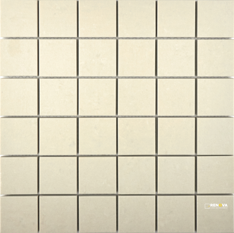 GREY BLANCO MATTE MOSAIC 2" X 2" - 4