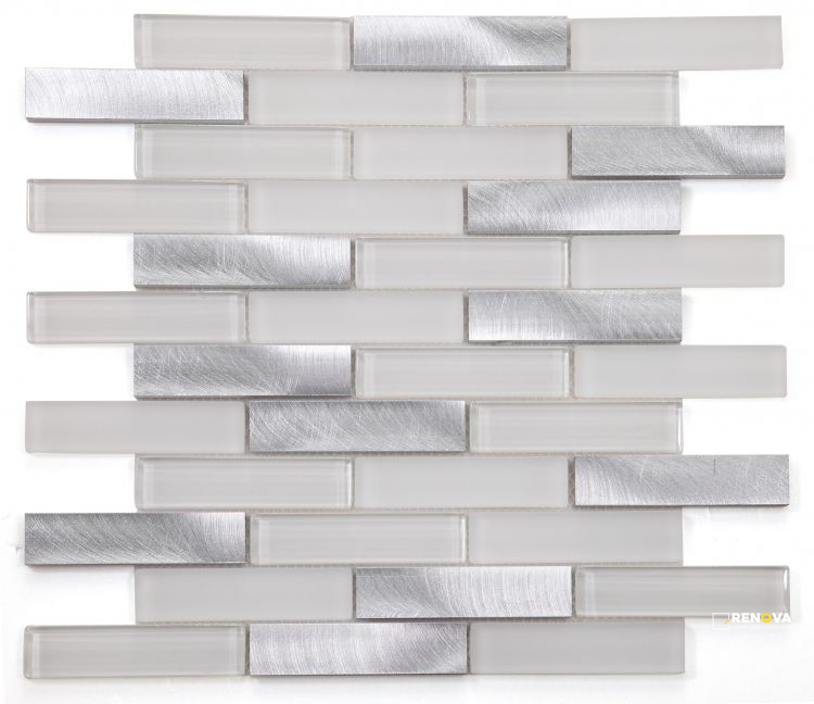 LINEAR ALUMINUM MOSAIC 11.75" X 11.75" - 5