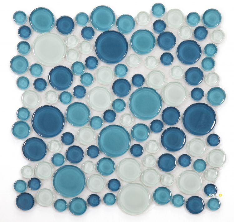LADY OCEAN MOSAIC 10.75" X 10.75" - 5