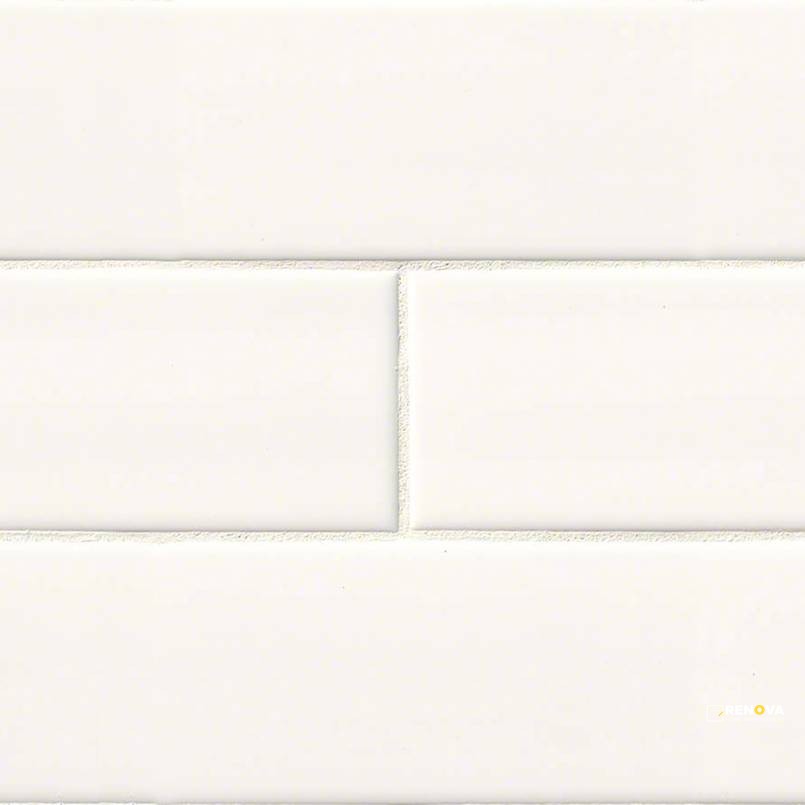 WHITE GLOSSY 4X16 ( 8.62 SF PER BOX ) - 4