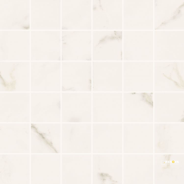 TRILOGY CALACATTA WHITE SOFT MOSAIC 2" X 2" - 2