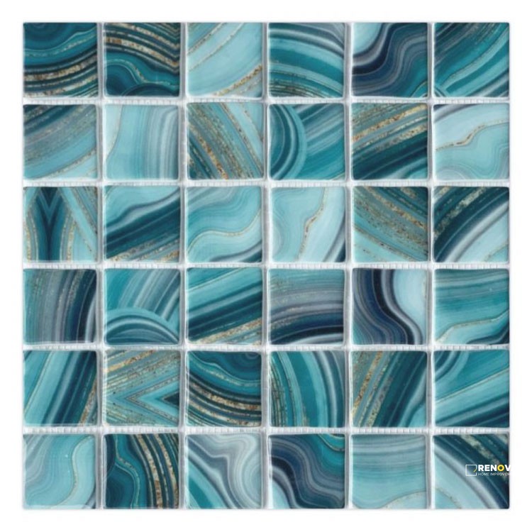 VANGUARD PENTA ONYX TEAL MOSAIC 12.25" X 12.25" - 2