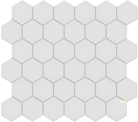 SOHO SOLID UNGLAZED 2" HEXAGON MOSAIC - FLOTIL1664 - 4