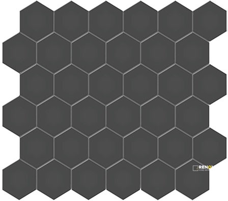 SOHO SOLID UNGLAZED 2" HEXAGON MOSAIC - FLOTIL1664 - 5