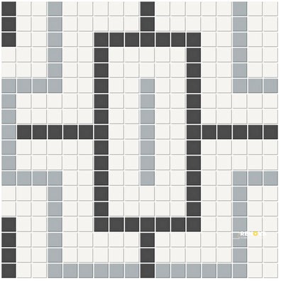 SOHO MATTE CHAIN PATTERN MOSAIC - 9