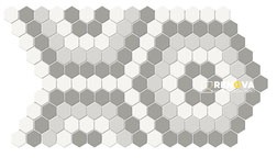 SOHO MATTE HEXAGON PATTERN MOSAIC - 4