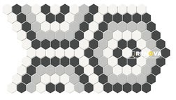 SOHO MATTE HEXAGON PATTERN MOSAIC - 5