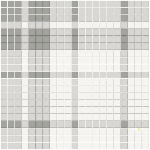 SOHO MATTE PLAID PATTERN MOSAIC - 4