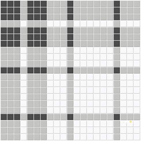 SOHO MATTE PLAID PATTERN MOSAIC - 5