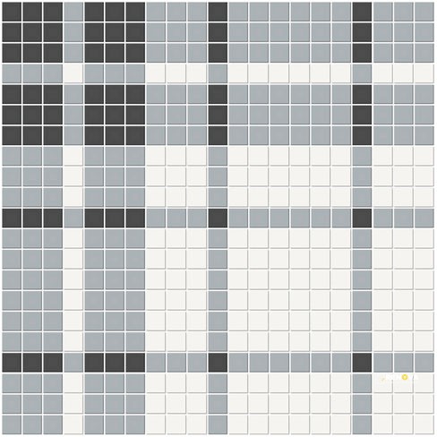 SOHO MATTE PLAID PATTERN MOSAIC - 6