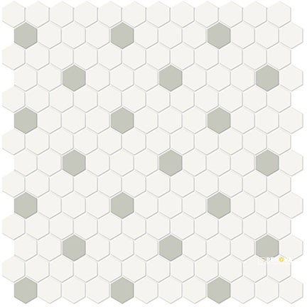 SOHO BLEND MATTE 1" HEXAGON MOSAIC - FLOTIL1662 - 5