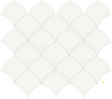 SOHO SOLID GLOSSY SCALLOP MOSAIC - 3