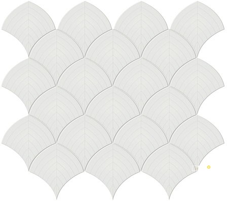 SOHO SOLID GLOSSY SCALLOP MOSAIC - 4