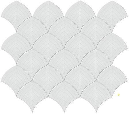 SOHO SOLID GLOSSY SCALLOP MOSAIC - 5