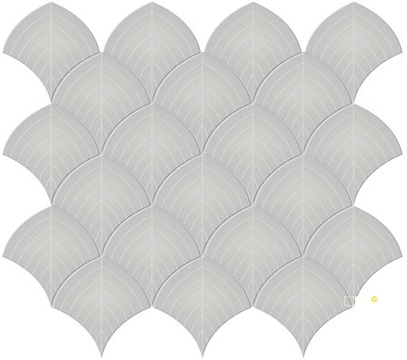 SOHO SOLID GLOSSY SCALLOP MOSAIC - 7