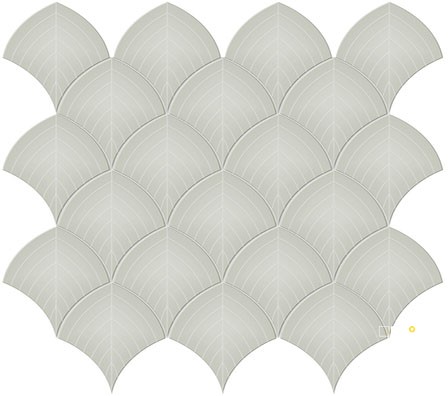 SOHO SOLID GLOSSY SCALLOP MOSAIC - 8