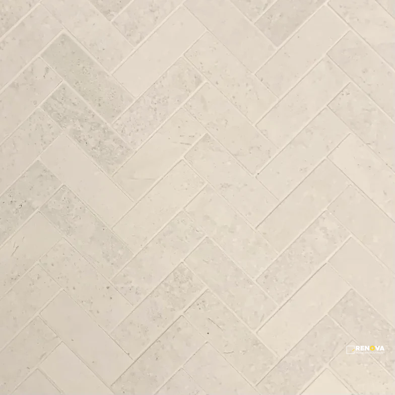 BLENDED MATTE HERRINGBONE MOSAIC 1" X 3" - 6