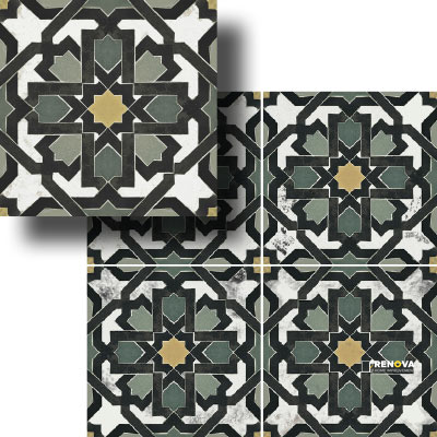 VINTAGE DECO DECORO 8" X 8" - 7