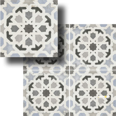 VINTAGE DECO DECORO 8" X 8" - 9