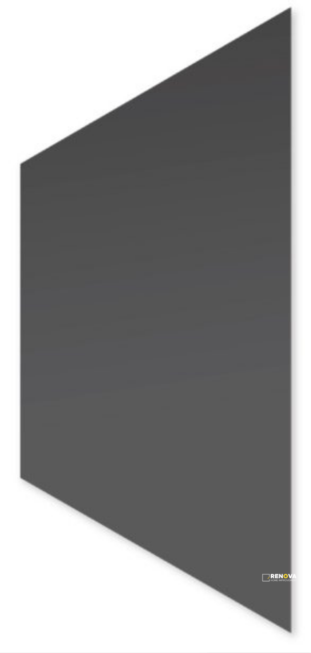 WOW FLOOR TRAPEZIUM 4" X 9" - 4