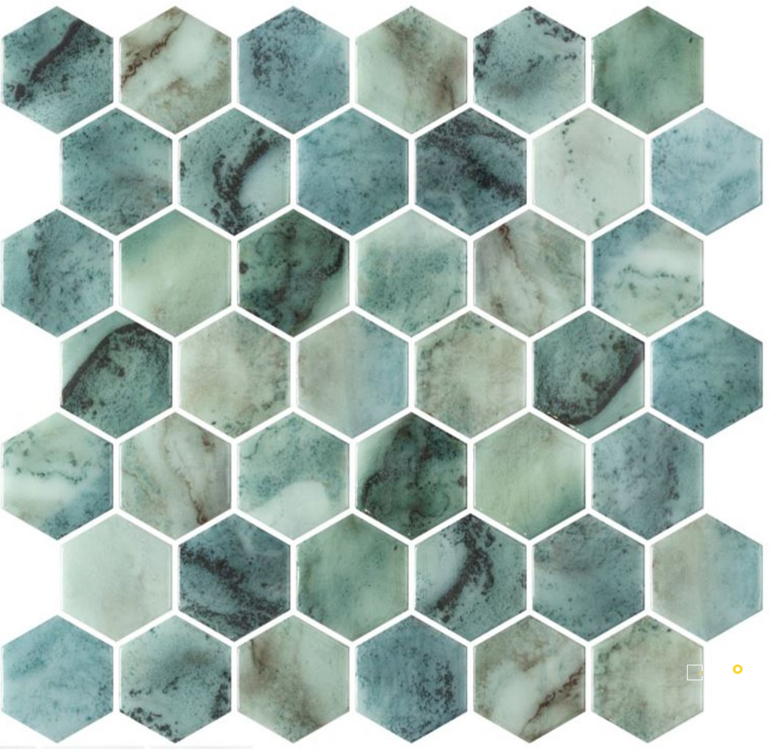 ONIX HEX XL MOSAIC 2" X 2" - 11